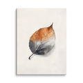 Single Leaf — Japandi ma canvas, minimalist Japanese wall art