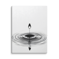Waterdrop — Japandi zen nature canvas, minimalist Japanese wall art
