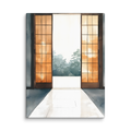 Open Door — Japandi ma canvas, minimalist Japanese wall art