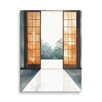 Open Door — Japandi ma canvas, minimalist Japanese wall art