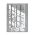 Shadow Play — Japandi komorebi canvas, minimalist Japanese wall art