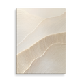 Paper Grain — Japandi wabi-sabi canvas, minimalist Japanese wall art