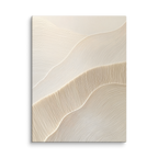 Paper Grain — Japandi wabi-sabi canvas, minimalist Japanese wall art