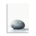 Worn Stone — Japandi wabi-sabi canvas, minimalist Japanese wall art