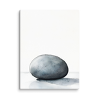 Worn Stone — Japandi wabi-sabi canvas, minimalist Japanese wall art