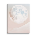 Moon — Japanese minimalist zen ink canvas wall art