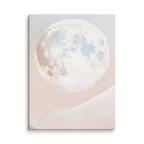 Moon — Japanese minimalist zen ink canvas wall art