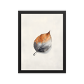 Single Leaf — Japandi ma framed print, minimalist Japanese wall art