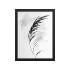 Wild Grass — Japandi zen nature framed print, minimalist Japanese wall art