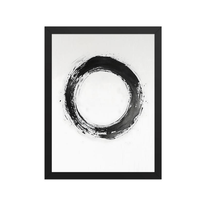 One Stroke — Framed poster framed poster
