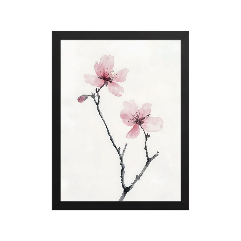 Cherry Absence — Framed poster framed poster