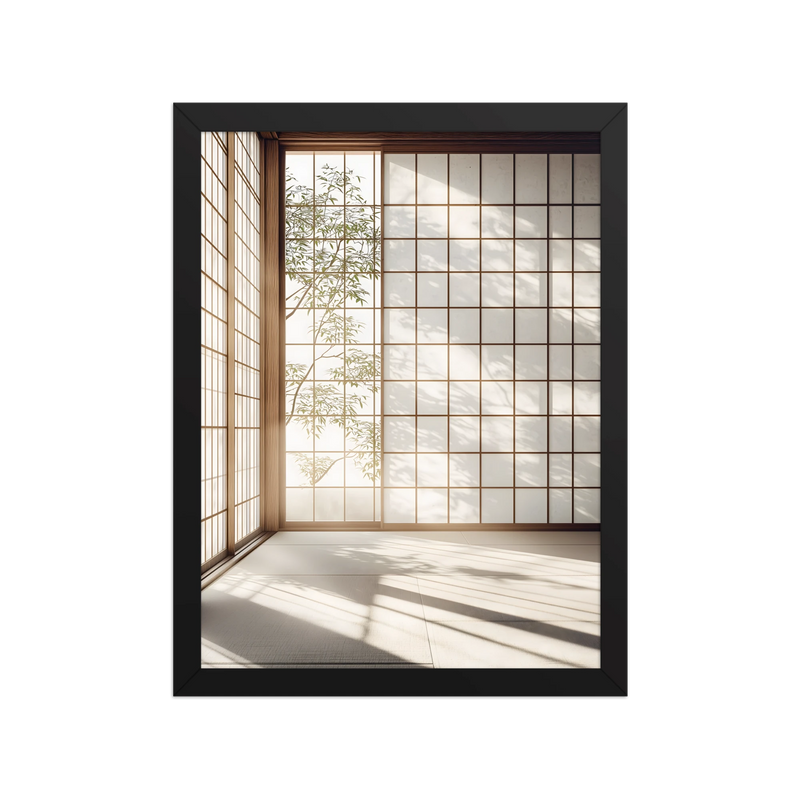 Shoji Light — Framed poster framed poster