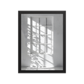 Shadow Play — Japandi komorebi framed print, minimalist Japanese wall art