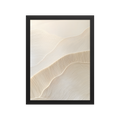 Paper Grain — Japandi wabi-sabi framed print, minimalist Japanese wall art