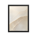 Paper Grain — Japandi wabi-sabi framed print, minimalist Japanese wall art