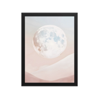 Moon — Japanese minimalist zen ink framed wall art
