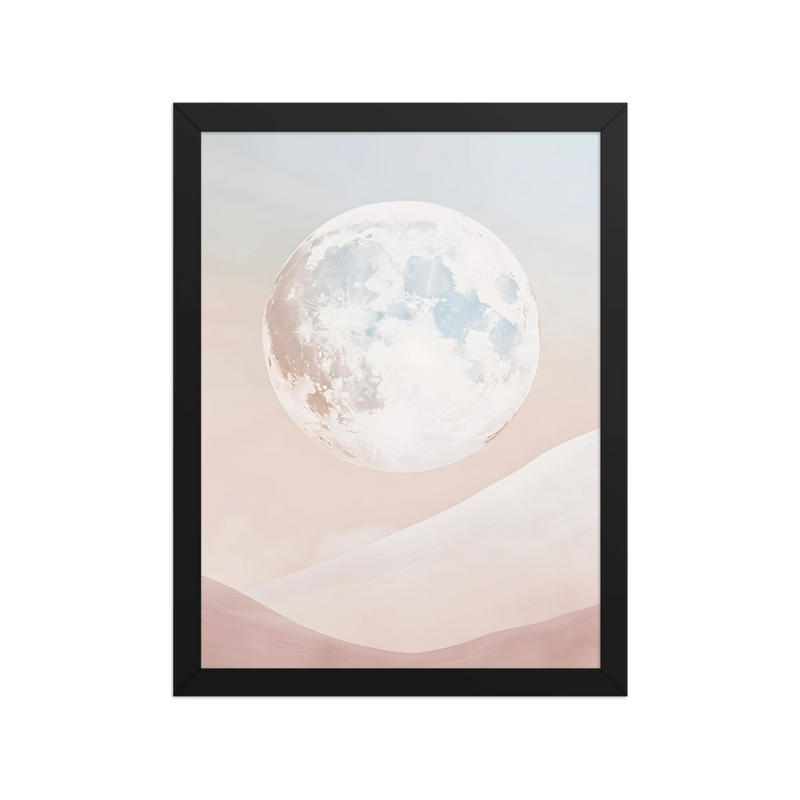 Moon — Framed poster framed poster