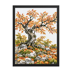 Seasons Garden · Golden Tree · Autumn — Framed poster