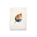 Single Leaf — Japandi ma poster, minimalist Japanese wall art print