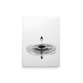 Waterdrop — Japandi zen nature poster, minimalist Japanese wall art print