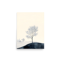 Distant Divide — Japandi ma poster, minimalist Japanese wall art print