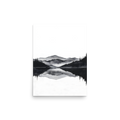 Still Water — Japandi zen ink poster, minimalist Japanese wall art print