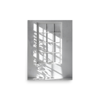 Shadow Play — Japandi komorebi poster, minimalist Japanese wall art print