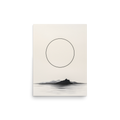 Circle and Space — Japandi ma poster, minimalist Japanese wall art print