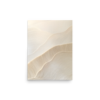 Paper Grain — Japandi wabi-sabi poster, minimalist Japanese wall art print