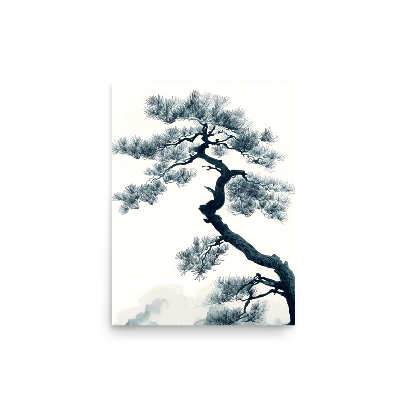 Pine Silhouette poster