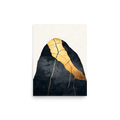 Kintsugi Lines — Japandi wabi-sabi poster, minimalist Japanese wall art print