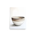 Clay Form — Japandi wabi-sabi poster, minimalist Japanese wall art print