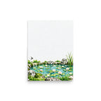 Seasons Garden · Lily Pond · Summer — Japanese minimalist zen nature poster wall art