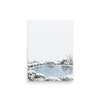 Seasons Garden · Still Pond · Winter — Japanese minimalist zen nature poster wall art