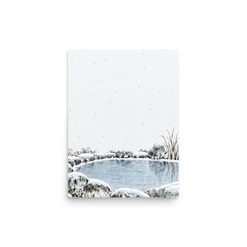 Seasons Garden · Still Pond · Winter poster