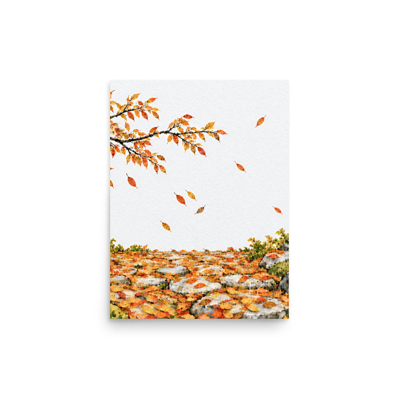 Seasons Garden · Leaf Path · Autumn poster